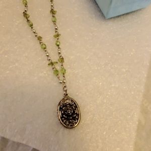 Green and Silver Necklace